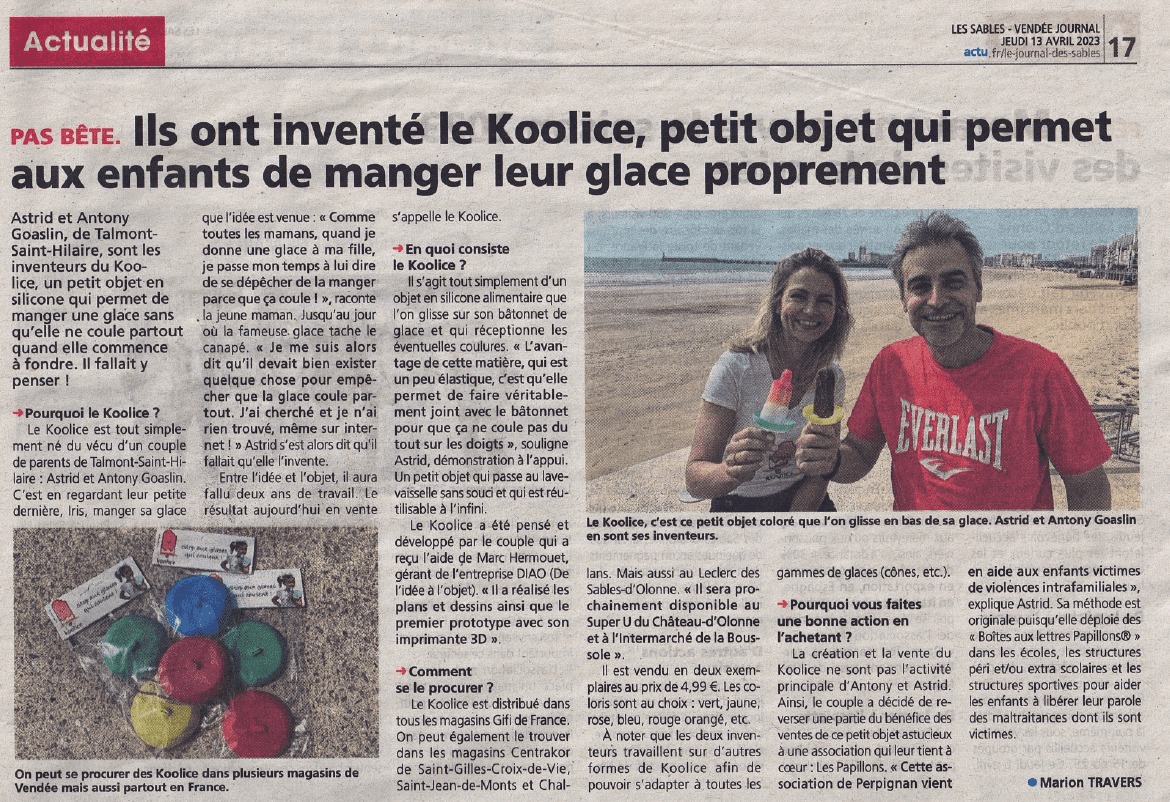 Koolice Re cup for ice Journal des Sables